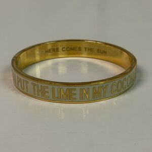 Kate Spade You Put The Lime In My Coconut Here Comes The Sun Idiom Bracelet